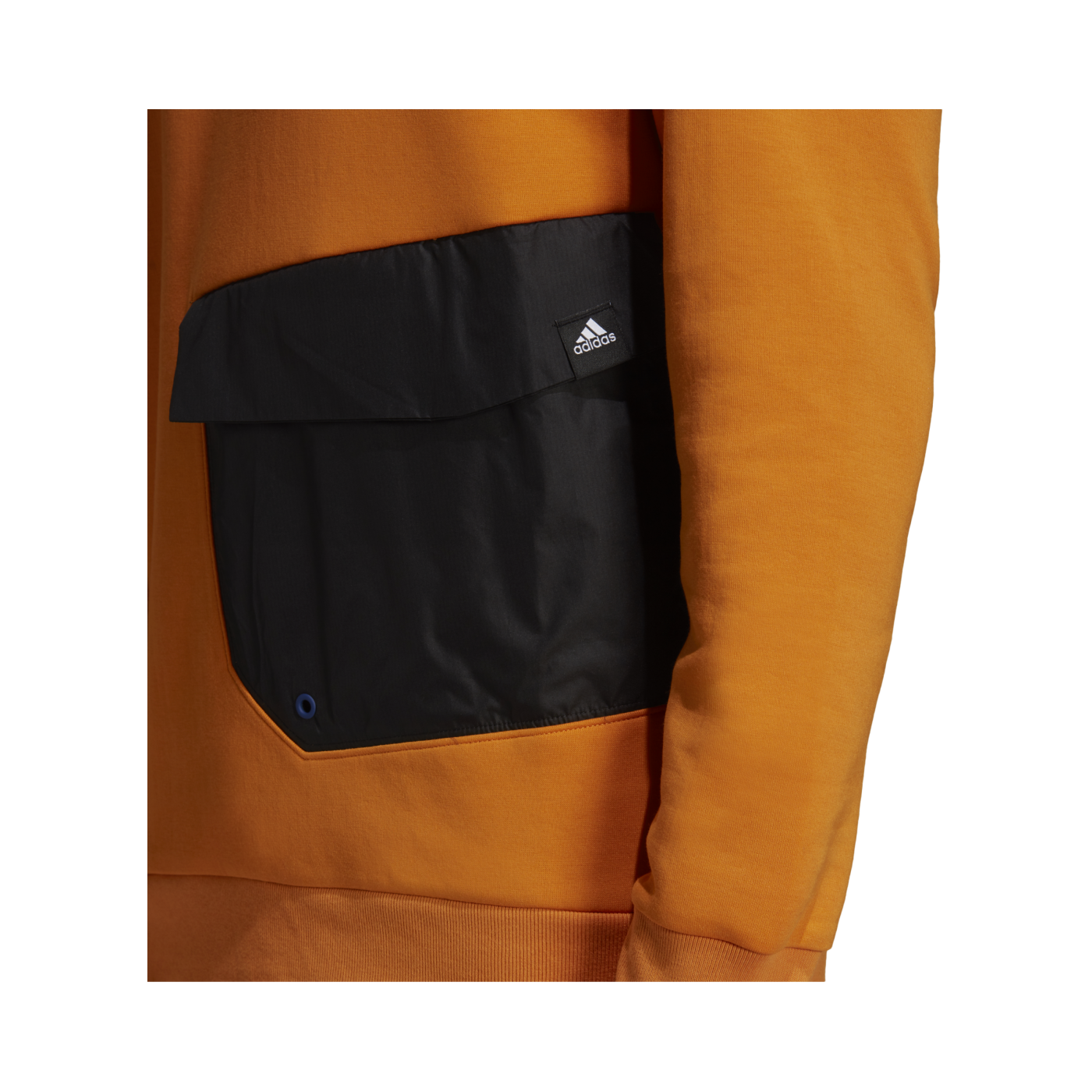 adidas Pocket Hoody Gelb Schwarz