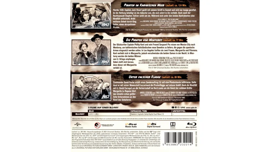 Piraten Klassiker (3 Filme)