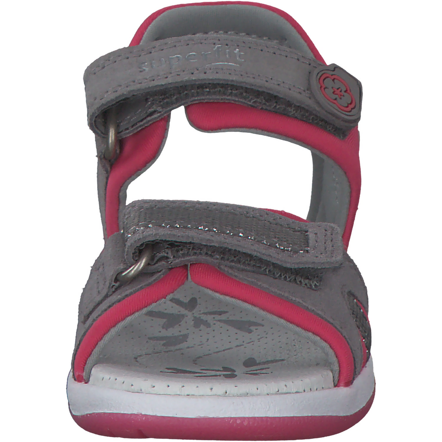 Superfit SUNNY 06127, Sandalen (Kinder), Kinder, hellgrau/pink