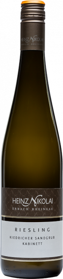 2022 Kiedricher Sandgrub Riesling Kabinett *** lieblich - Weingut Heinz Nikolai