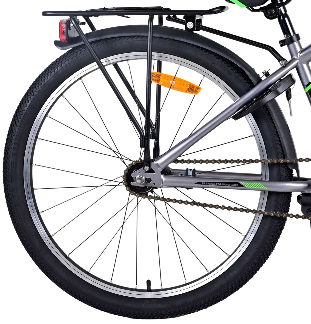Volare Cross Kinderfahrrad - Jungen - 24 Zoll - dunkelgrau