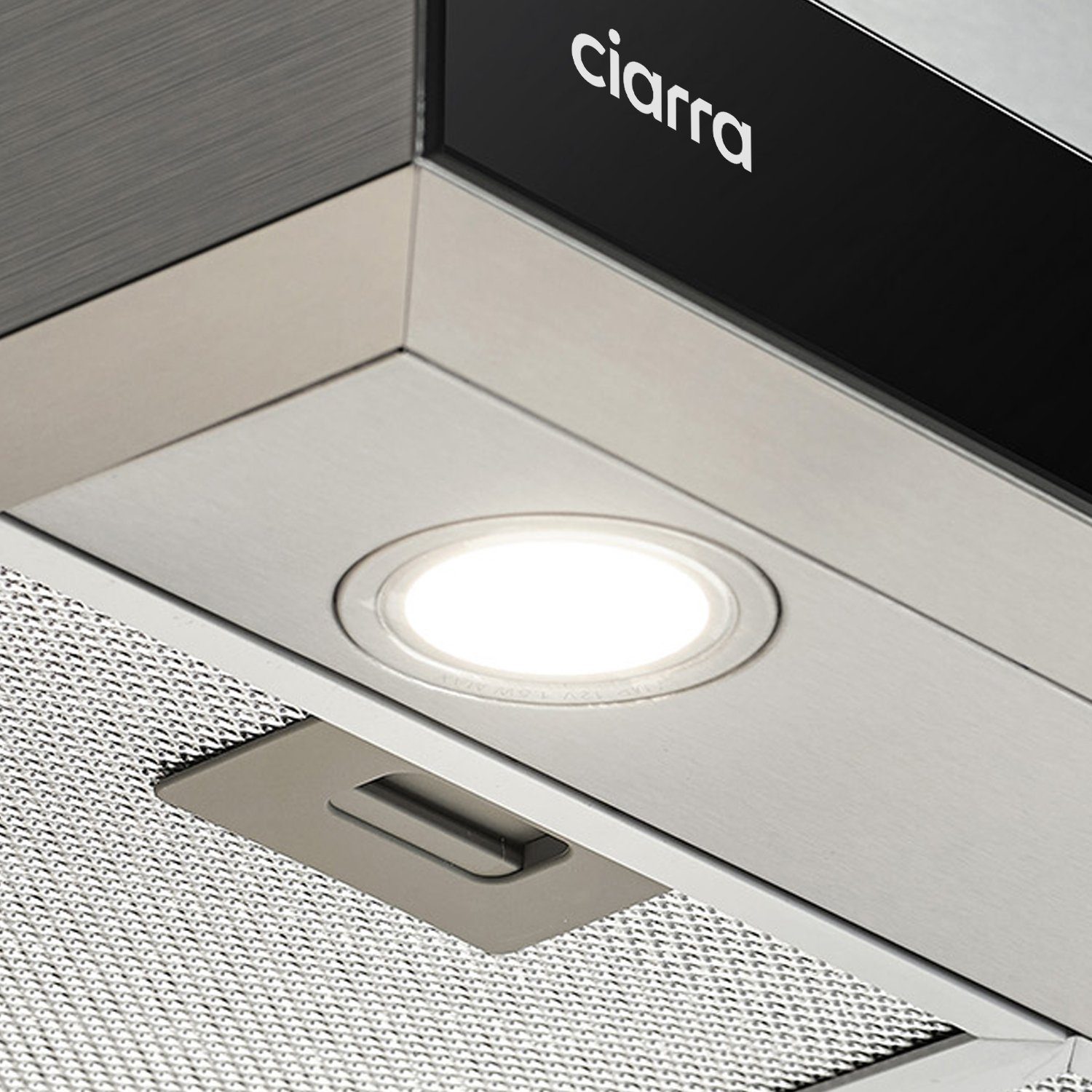 CIARRA Wandhaube CBCS6102, A+++ Dunstabzugshaube 60cm 650m³/h WIFI +APP & Touch Control Boost