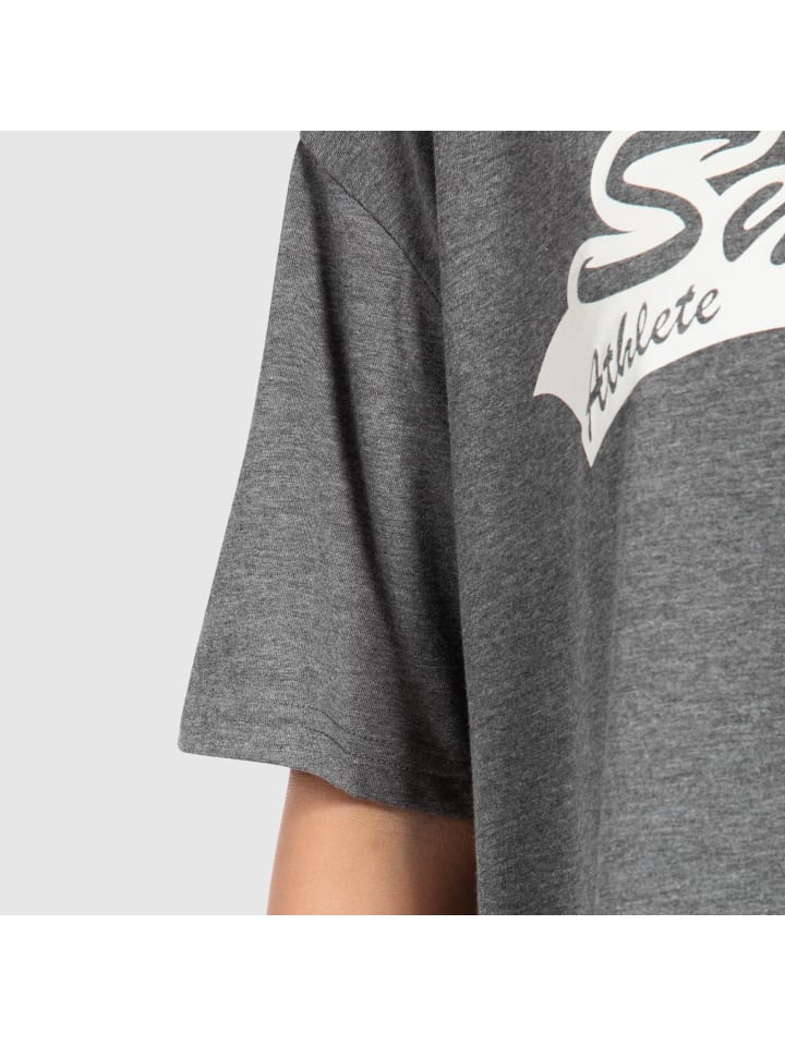 SMILODOX Unisex T-Shirt Macey in Anthrazit Melange günstig kaufen
