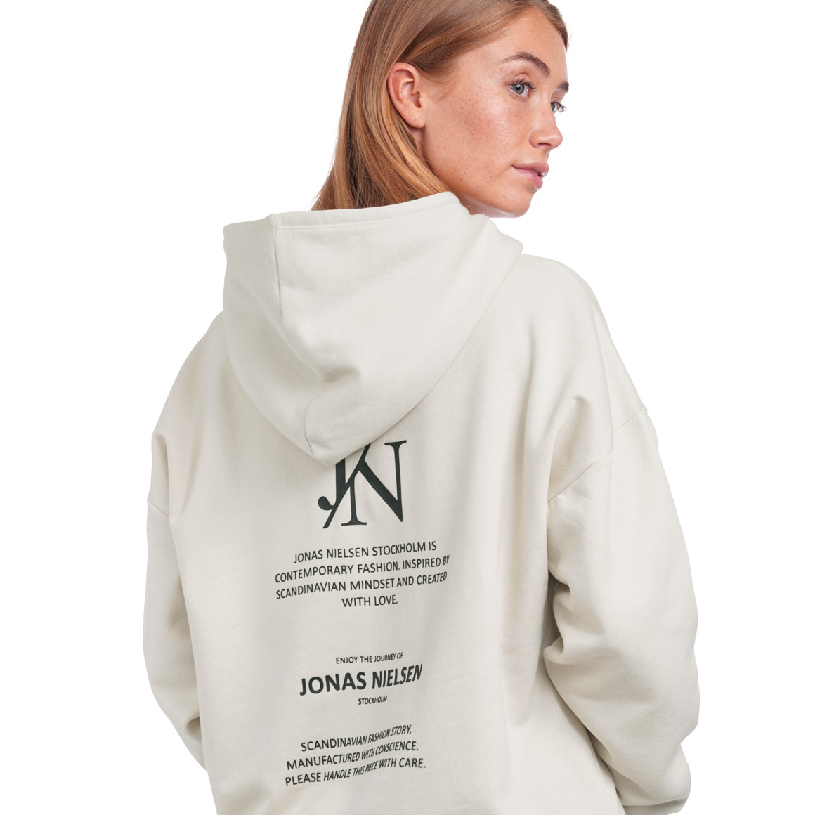 Damen Hoodie mit großem Rücken-Print