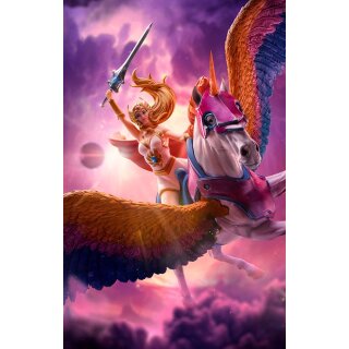 Masters of the Universe BDS Art Scale Statue - She-Ra and Swiftwind