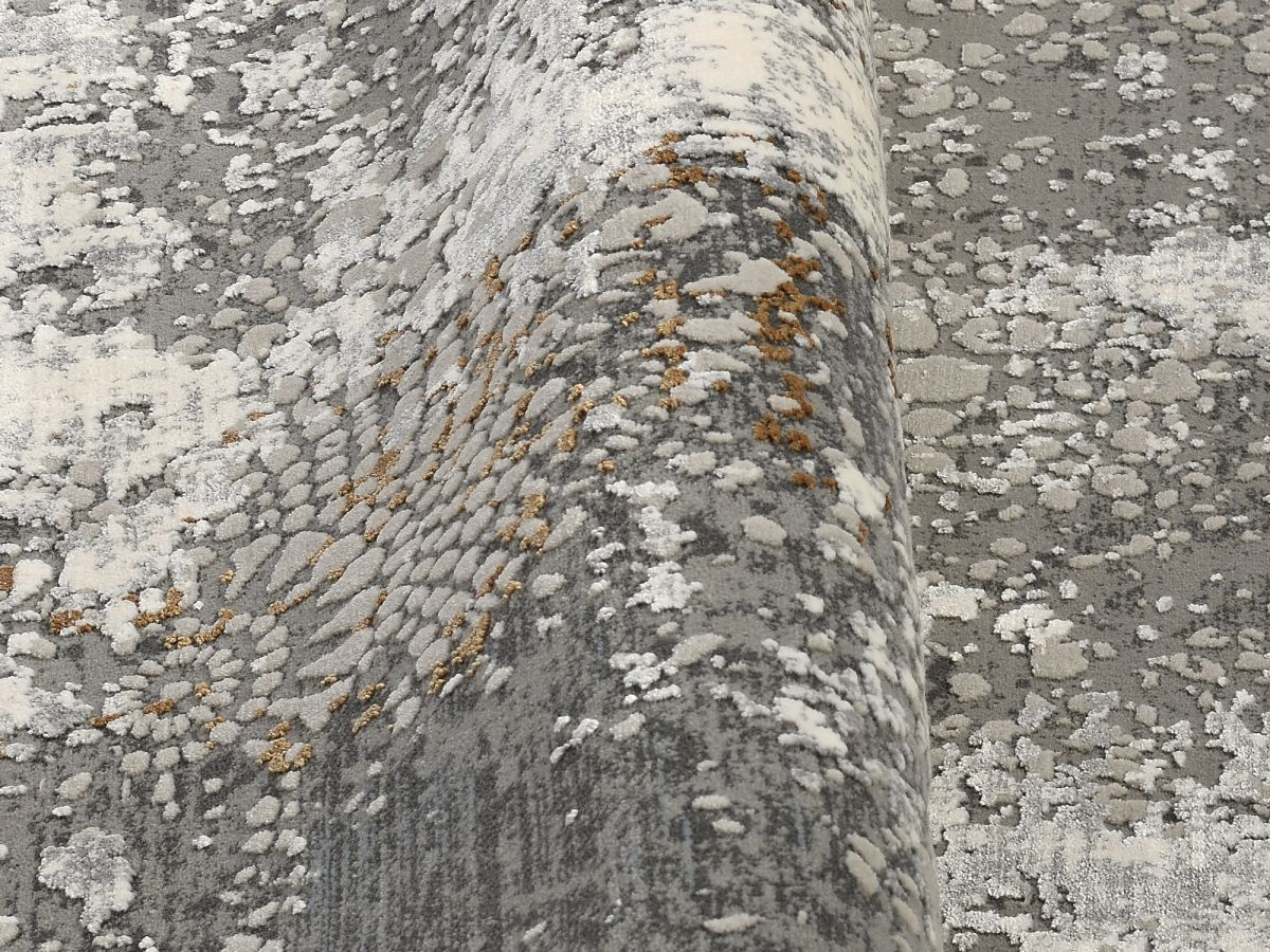 Webteppich Baran Beige-Grau 140 x 200 cm