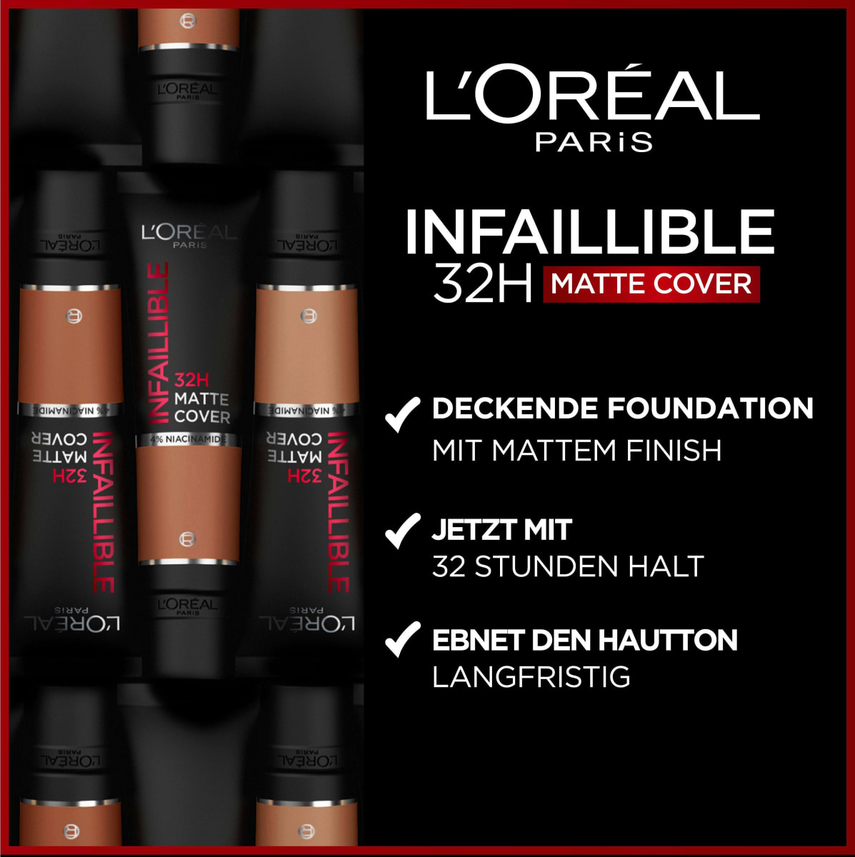 Foundation Infaillible 32H Matte Cover 175 Sable/Sand, 30 ml