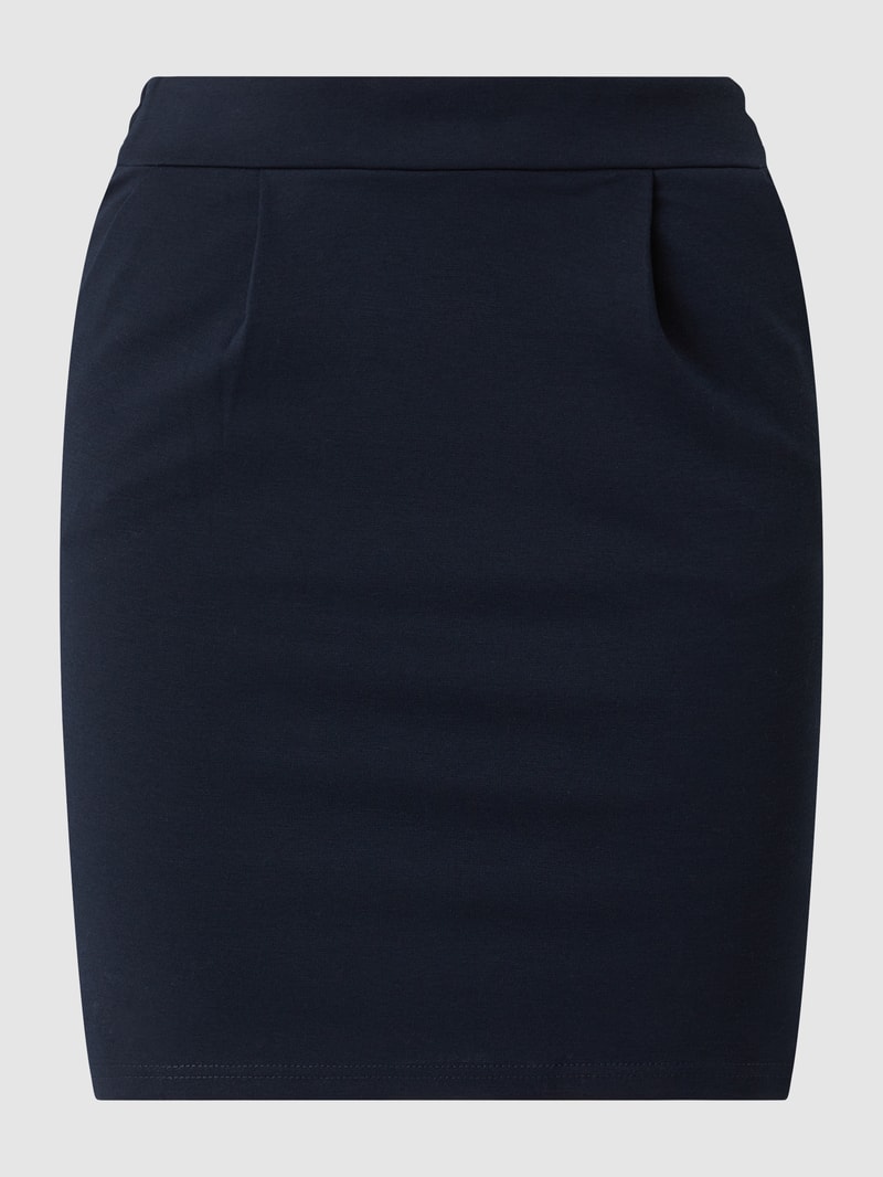 Minirock aus Jersey Modell 'Kate' in marineblau