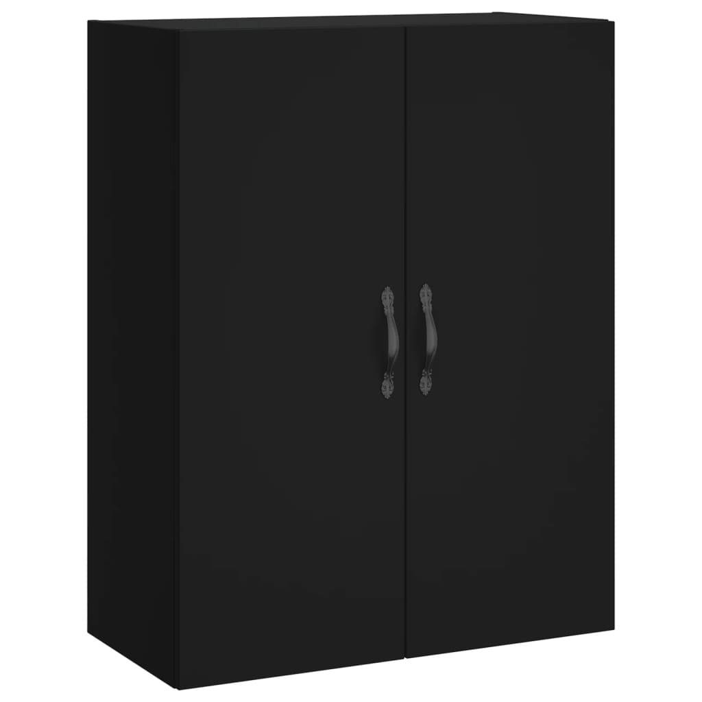 vidaXL Sideboard Highboard Schwarz 69,5x34x180 cm Holzwerkstoff (1 St)