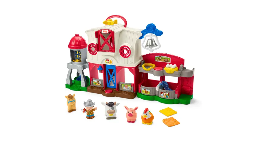 Fisher-Price Little People Bauernhof inkl. Figuren, Kleinkind Spielzeug