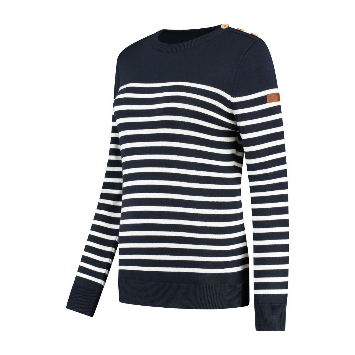 Travelin' Vattern Dark Blue Damen Pullover