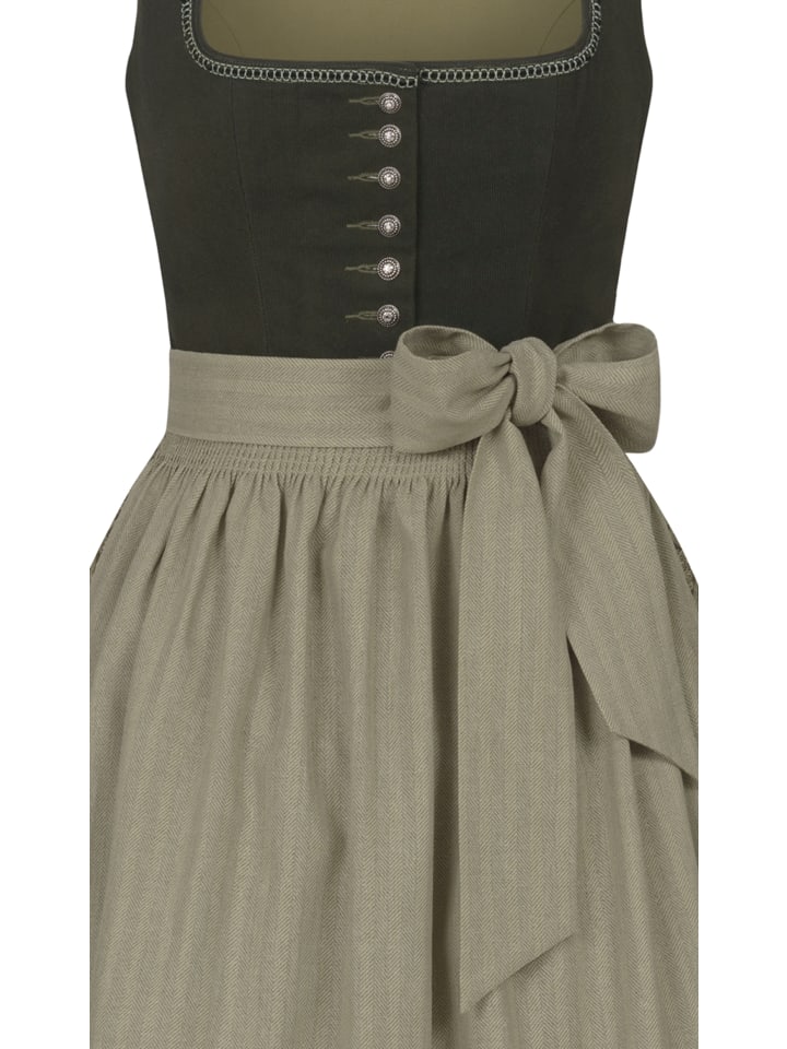 Nübler Midi Dirndl Feli in Dunkelgrün günstig kaufen