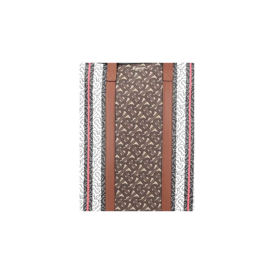 Burberry - Shopper MONOGRAM Canvas - braun