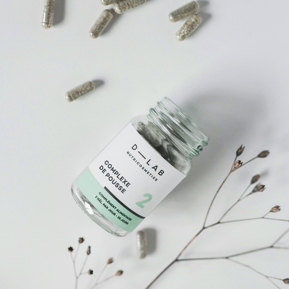 D-Lab Nutricosmetics Complexe de Pousse - 1 Mois Nutrition intense & Activité du bulbe