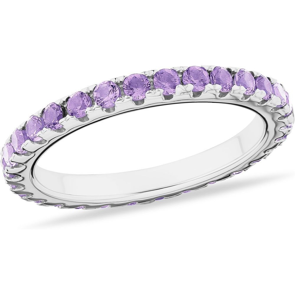 FAVS Bague pour femme 925 Argent lilas Bague
