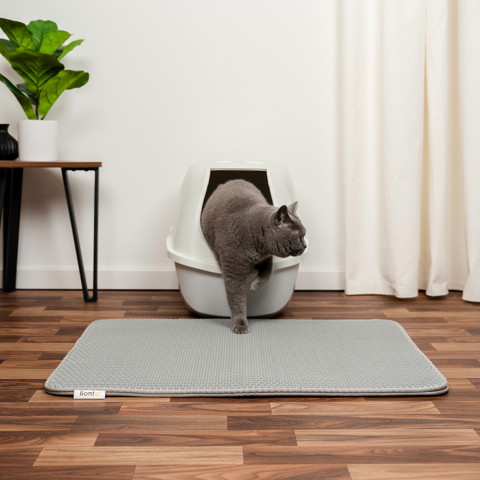 Lionto Toilettenzubehör Lionto doppellagige Katzenstreu-Matte L