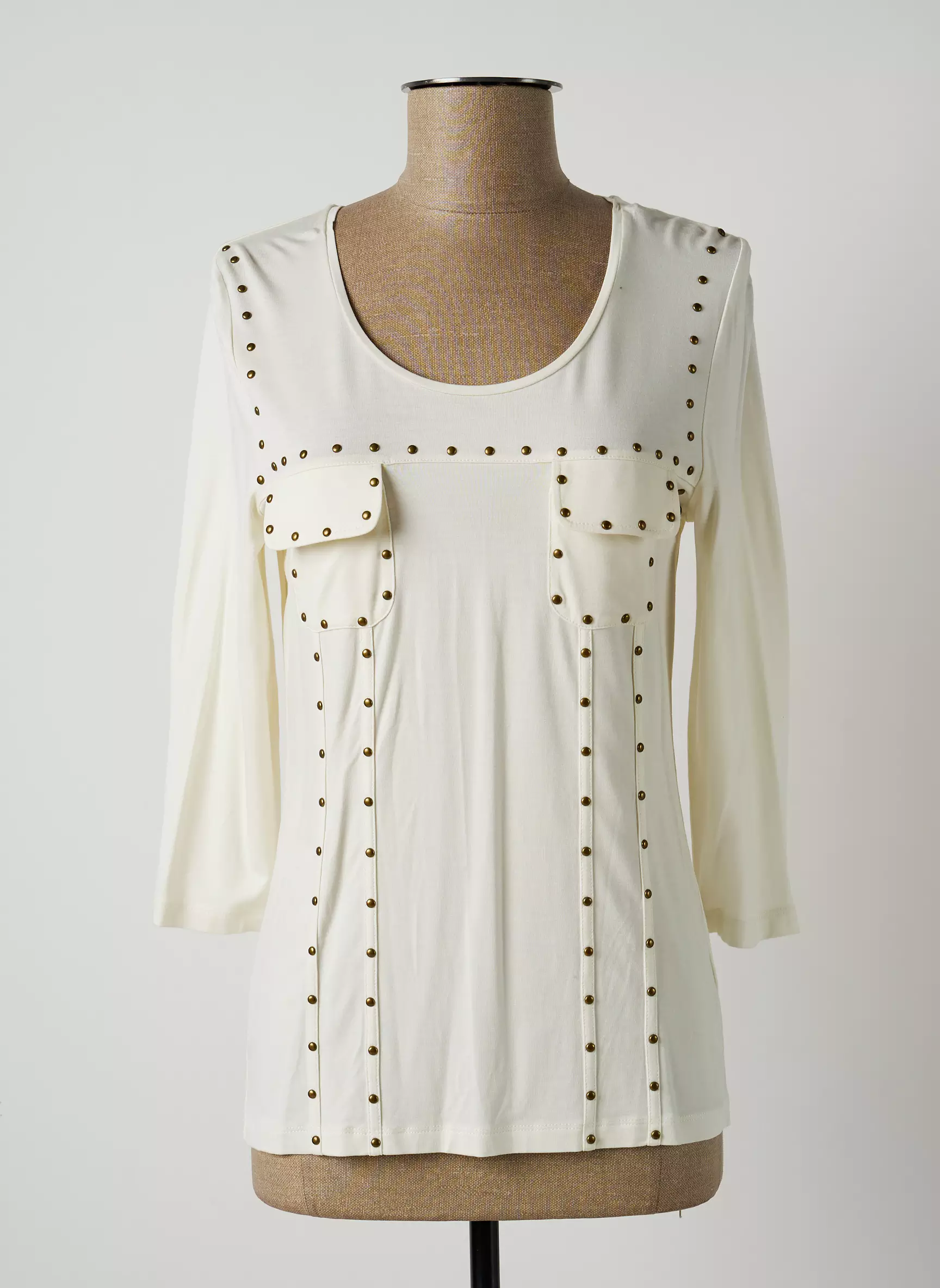 Lauren Vidal Tshirts Femme couleur beige