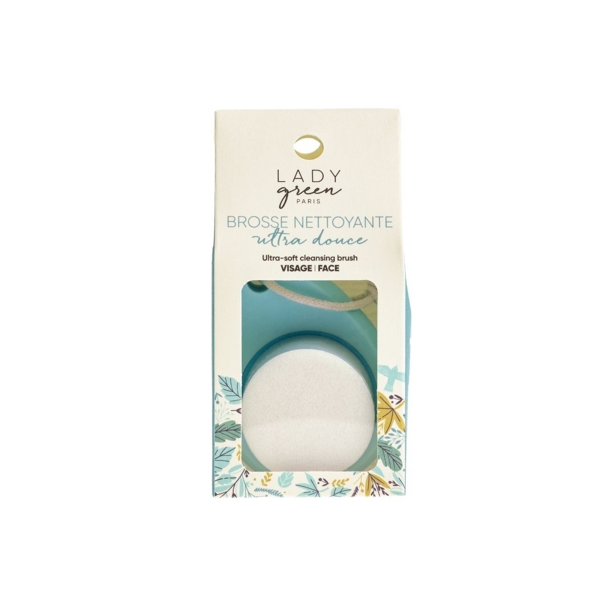 Cepillo de limpieza facial ultrasuave Lady Green