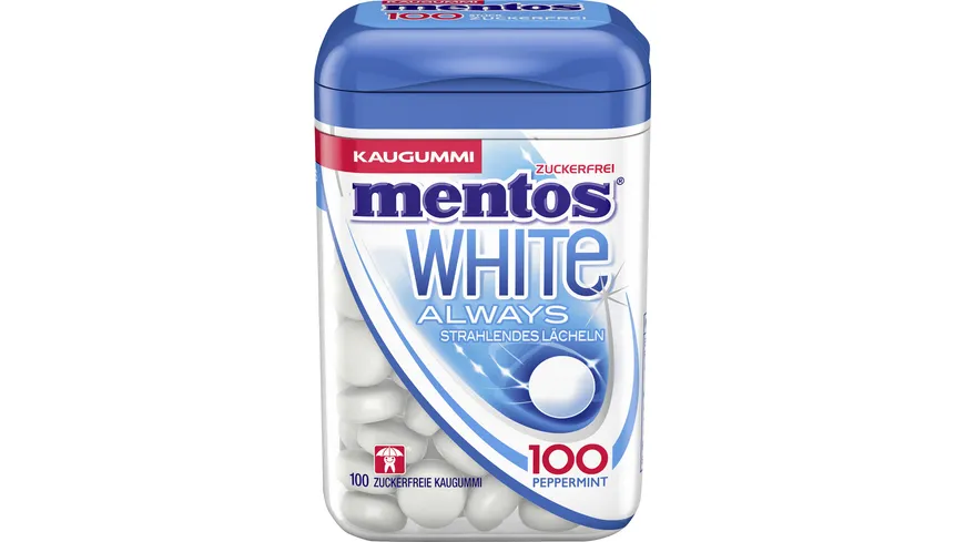 mentos Kaugummis White Always strahlendes Lächeln 106 g