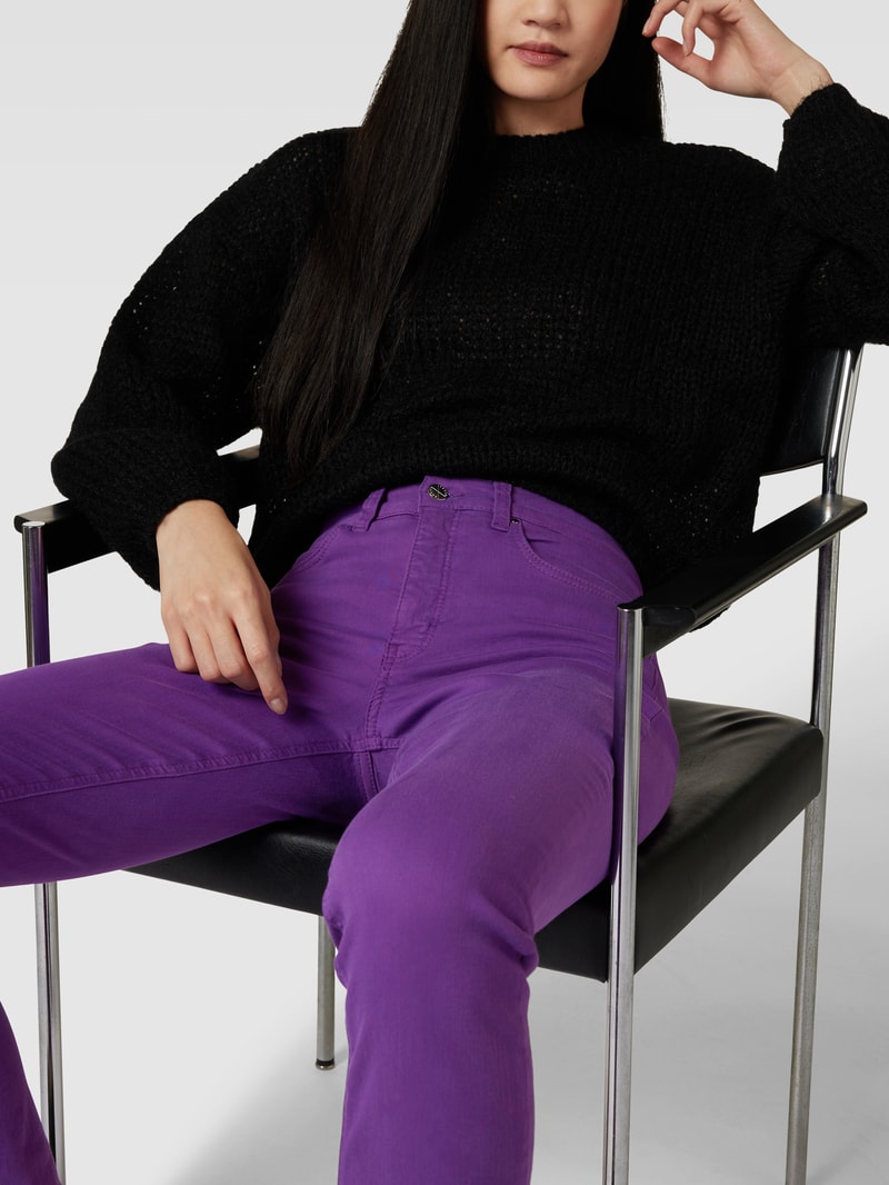 Hose im 5-Pocket-Design Modell 'DREAM' in lila