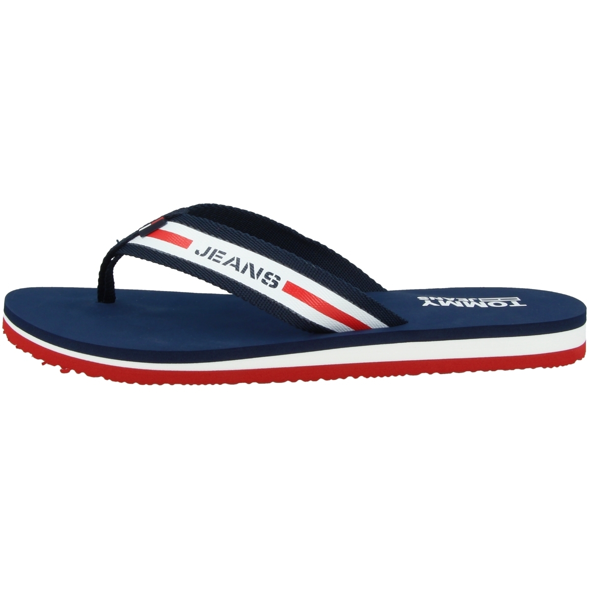 Tommy Hilfiger Tommy Jeans Chunky Tape Flat Beach Sandal Zehensandale blau