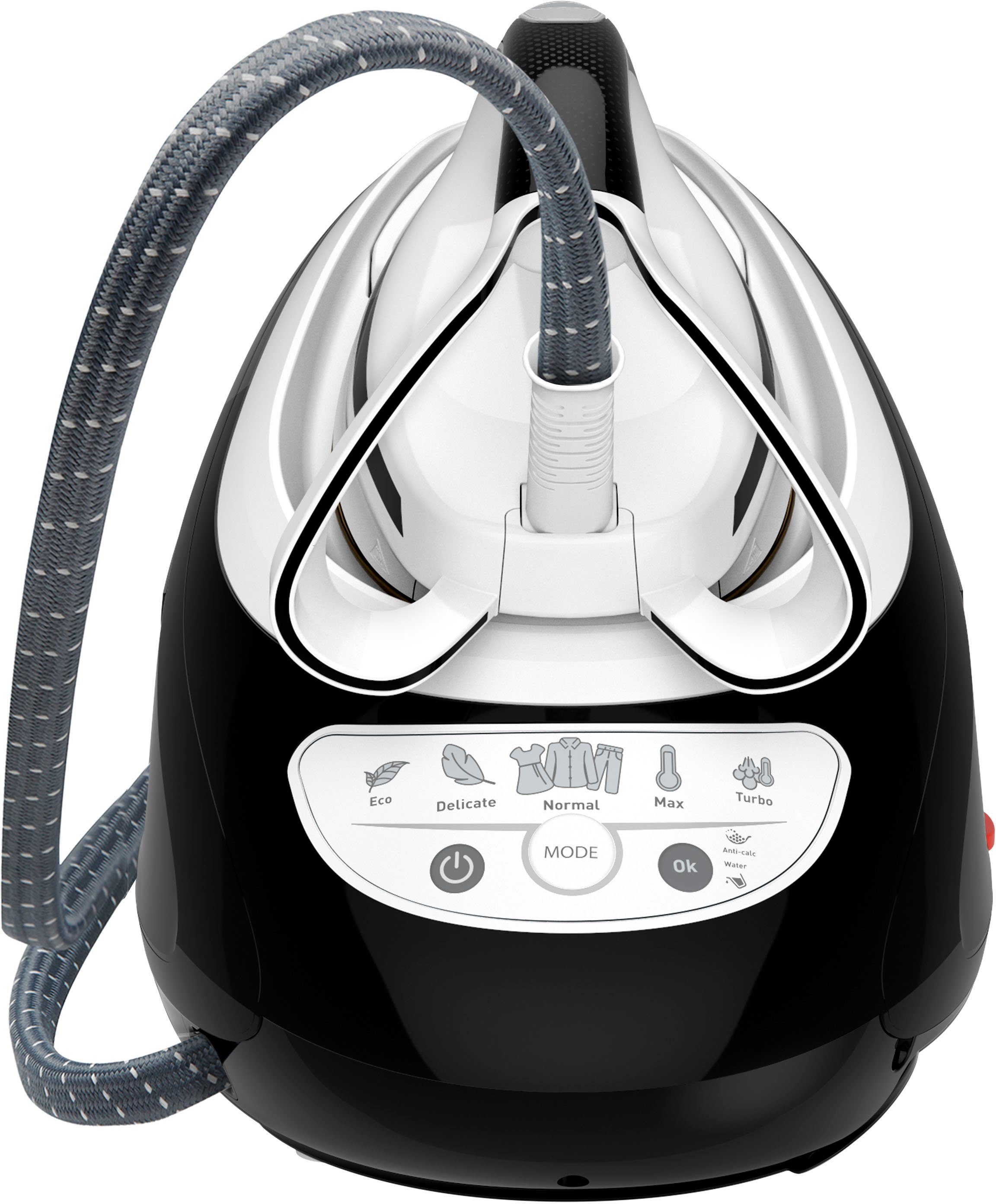 Tefal Dampfbügelstation Tefal GV9550 Pro Express Ultimate, 1900 ml Wassertank, Dampfstoß: 520 g/Min., Dauerdampfmenge: 120 g/Min., Antikalk-Kollektor