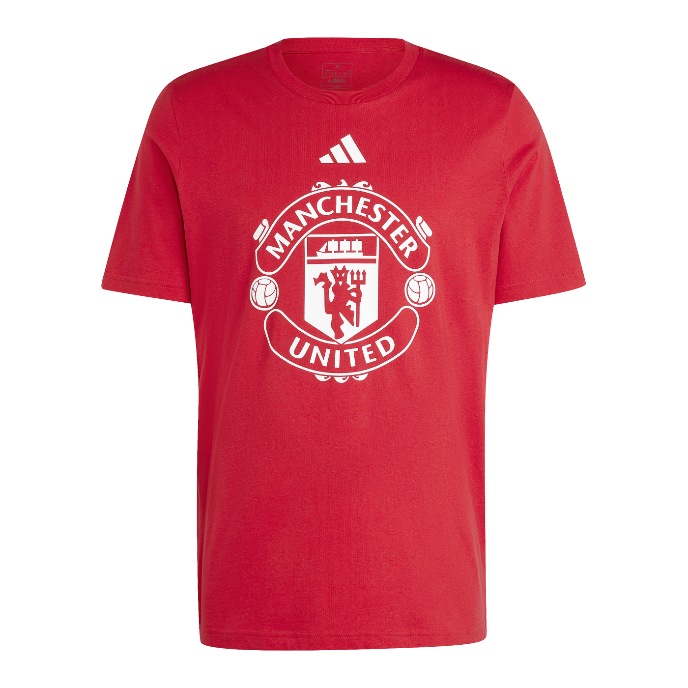 adidas Manchester United DNA T-Shirt Rot