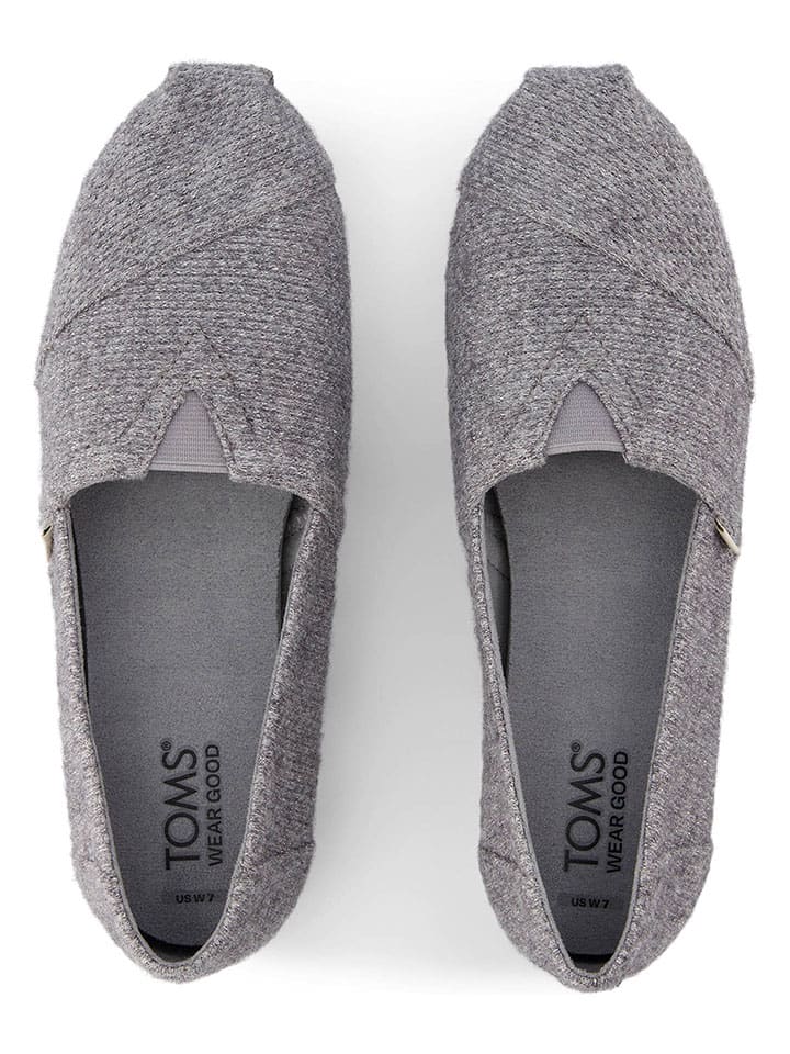 TOMS Espadrilles in Grau günstig kaufen