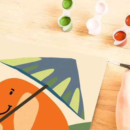 CreArt Hallo Baby: Safari Set - Malen nach Zahlen für Erwachsene