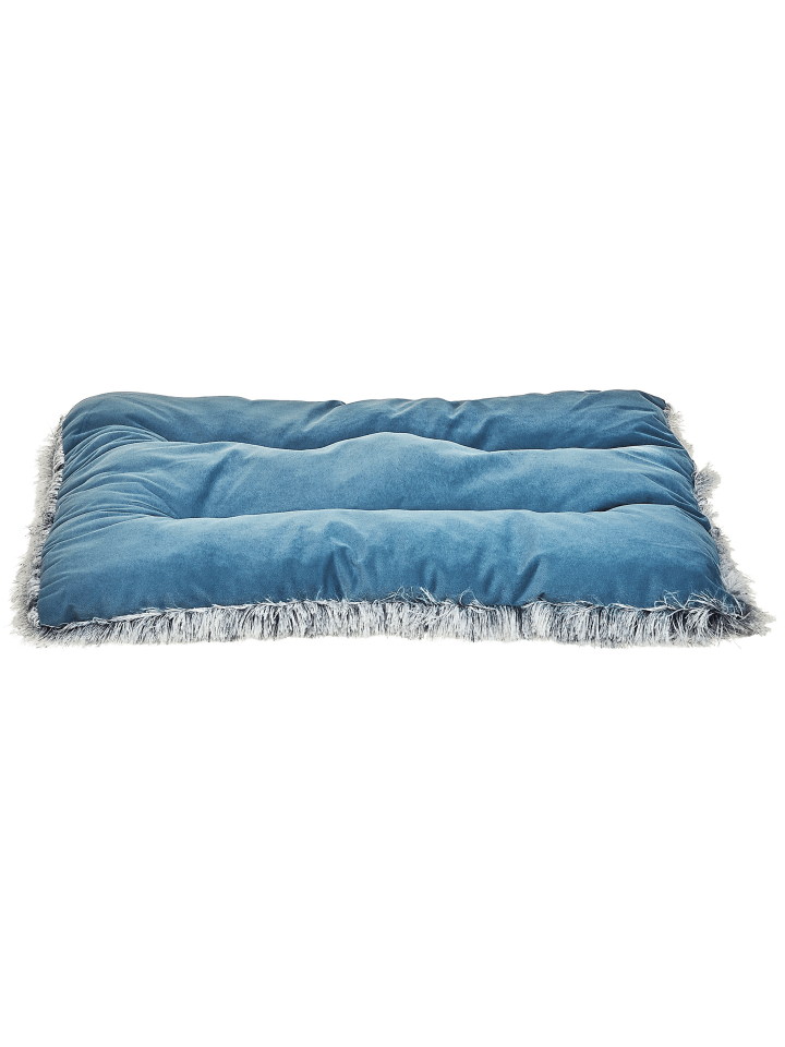 Beliani Tierbett ERGANI in Blau - (W) 60 x (H) 10 x (L) 45 cm günstig kaufen onesize