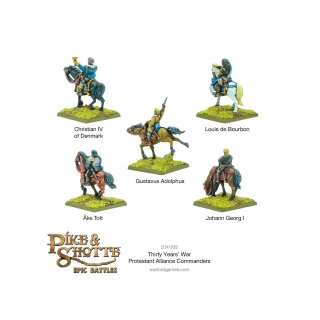 Pike & Shotte Epic Battles - Thirty Years War Protestant Alliance Commanders