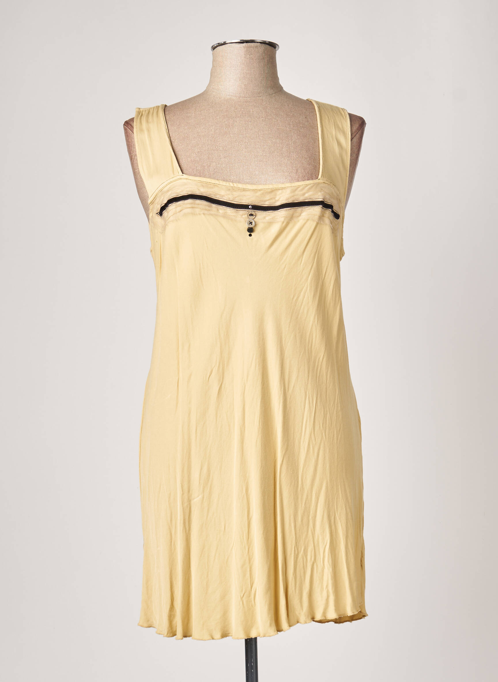 Elisa Cavaletti Tuniquesansmanche Femme couleur beige