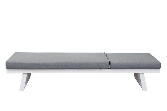 LC Garden Loungesofa LC Garden Sunewo Multifunktionssofa weiß 3-Sitzer Polstergarnitur