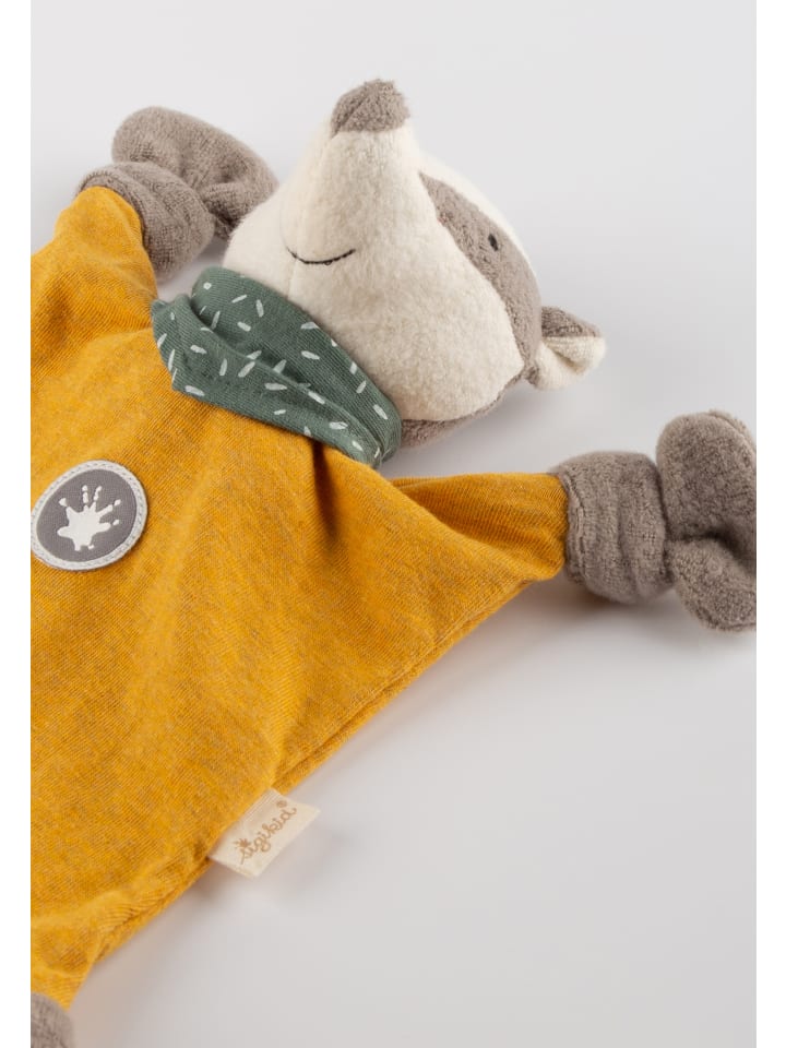 Sigikid Schnuffeltuch Dachs Baby Geschenk in gelb günstig kaufen onesize