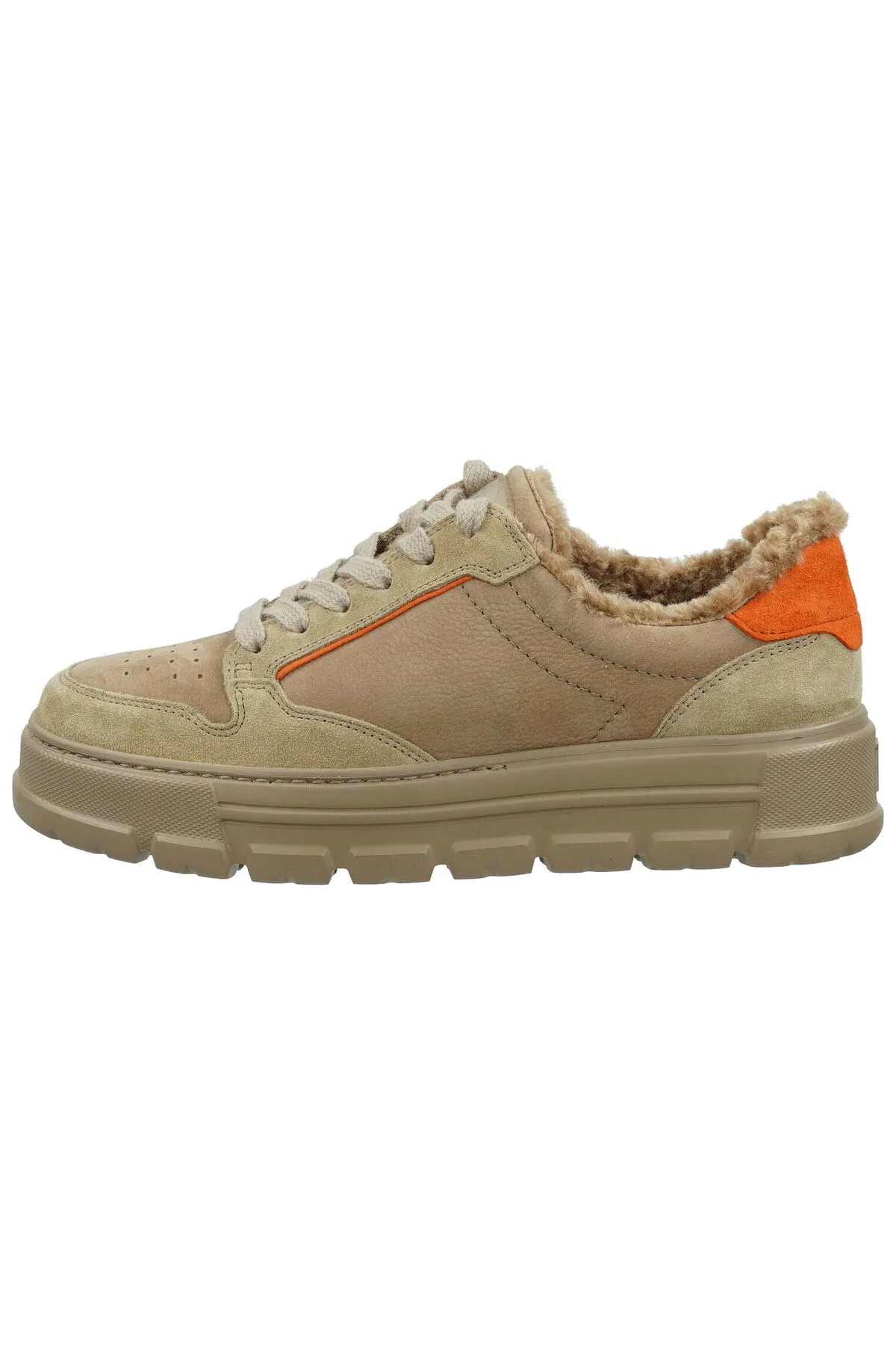 Paul Green  Sneaker - Beige - Flacher Absatz