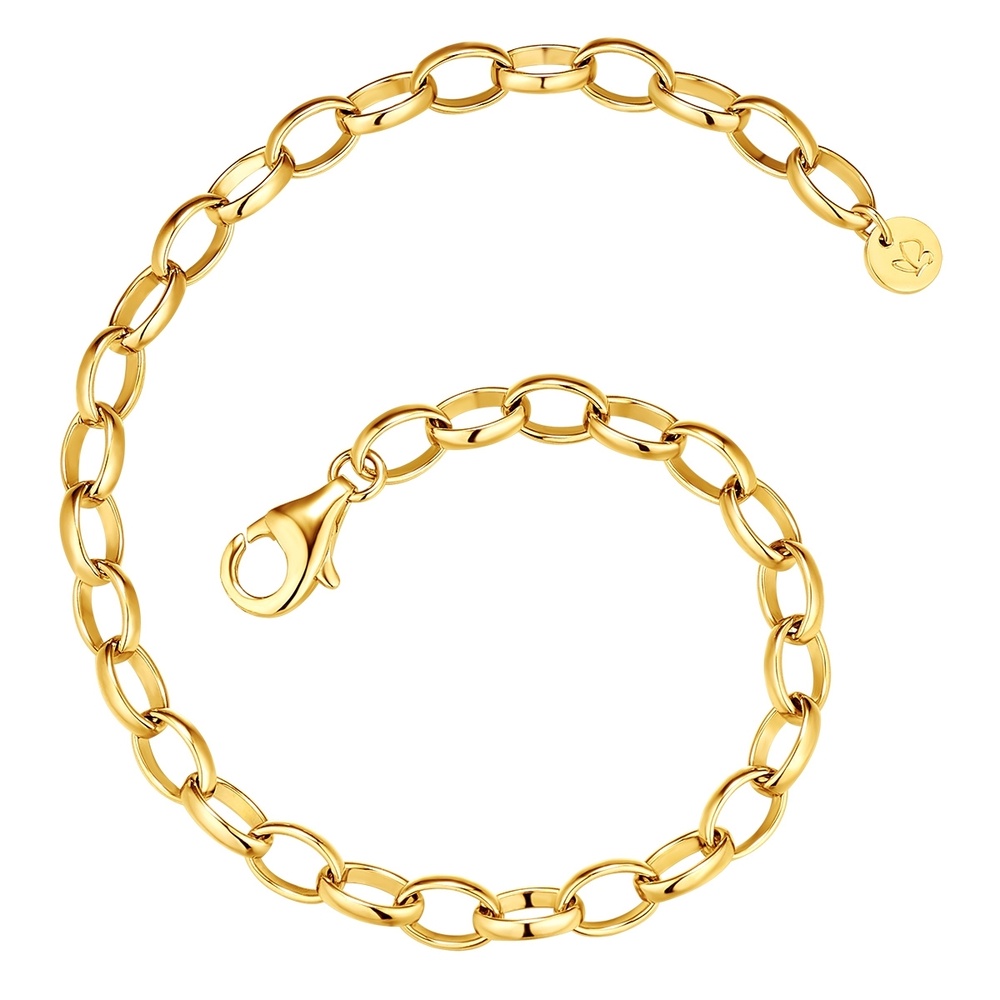 Glanzstücke München Bracelet Argent sterling en Or jaune Bracelet