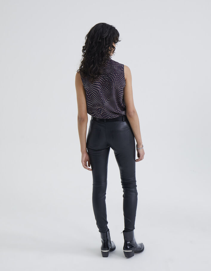 Pantalon cuir d'agneau femme