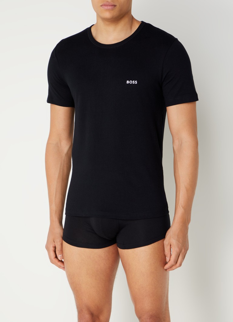 HUGO BOSS  T-shirt met logo in 3-pack