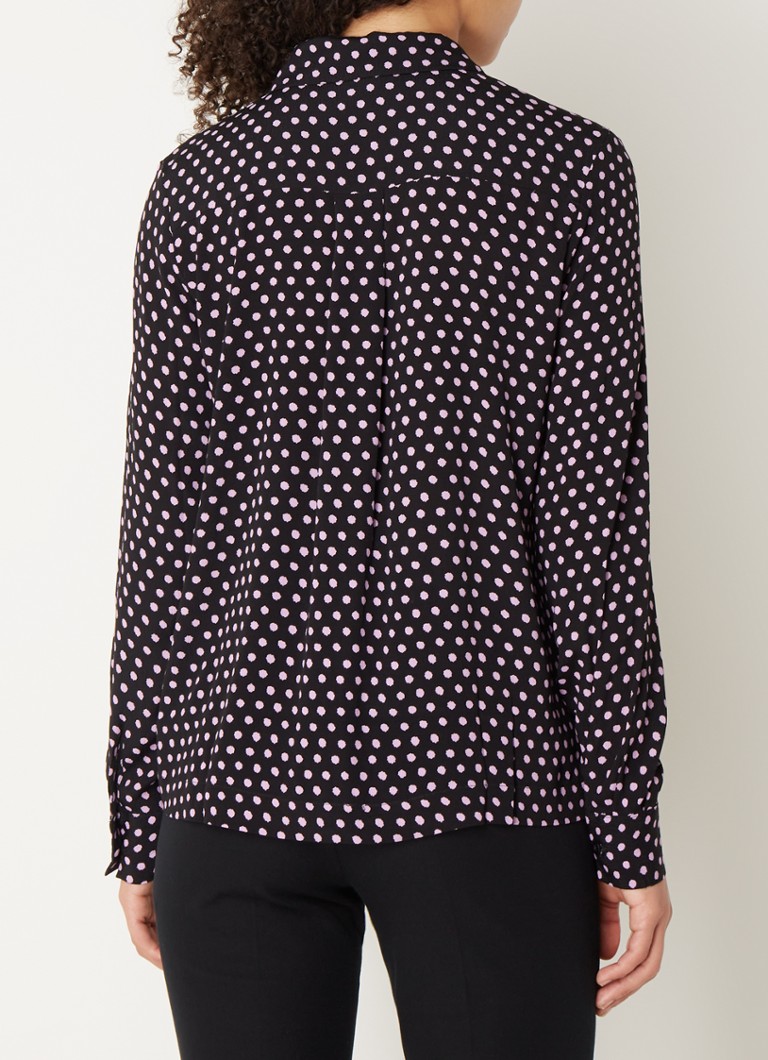 Chemise à pois avec sifflets