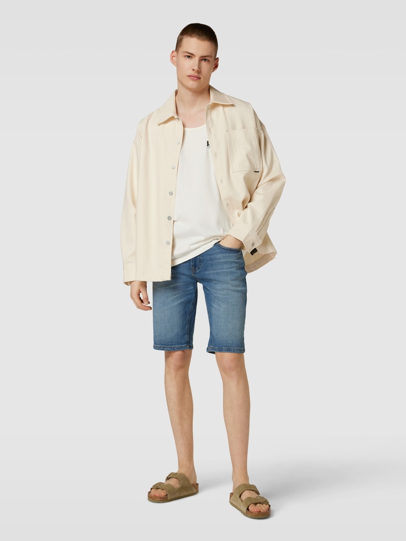 Jeansshorts im 5-Pocket-Design Modell 'PORTO' in jeans