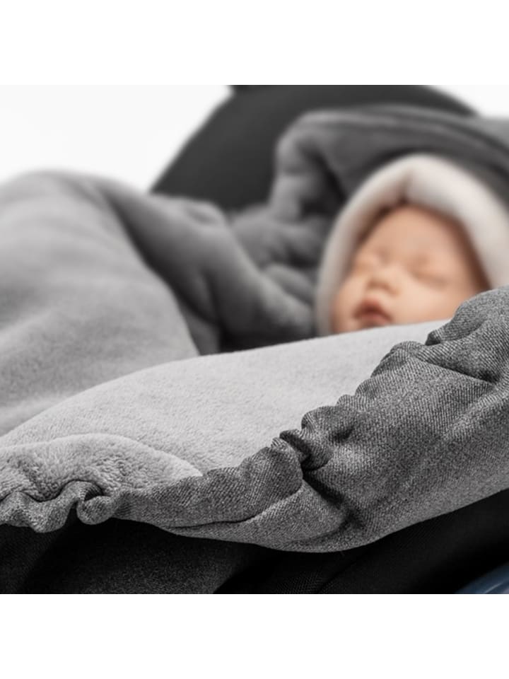 Zamboo Einschlagdecke Deluxe für Babyschale in grau günstig kaufen onesize