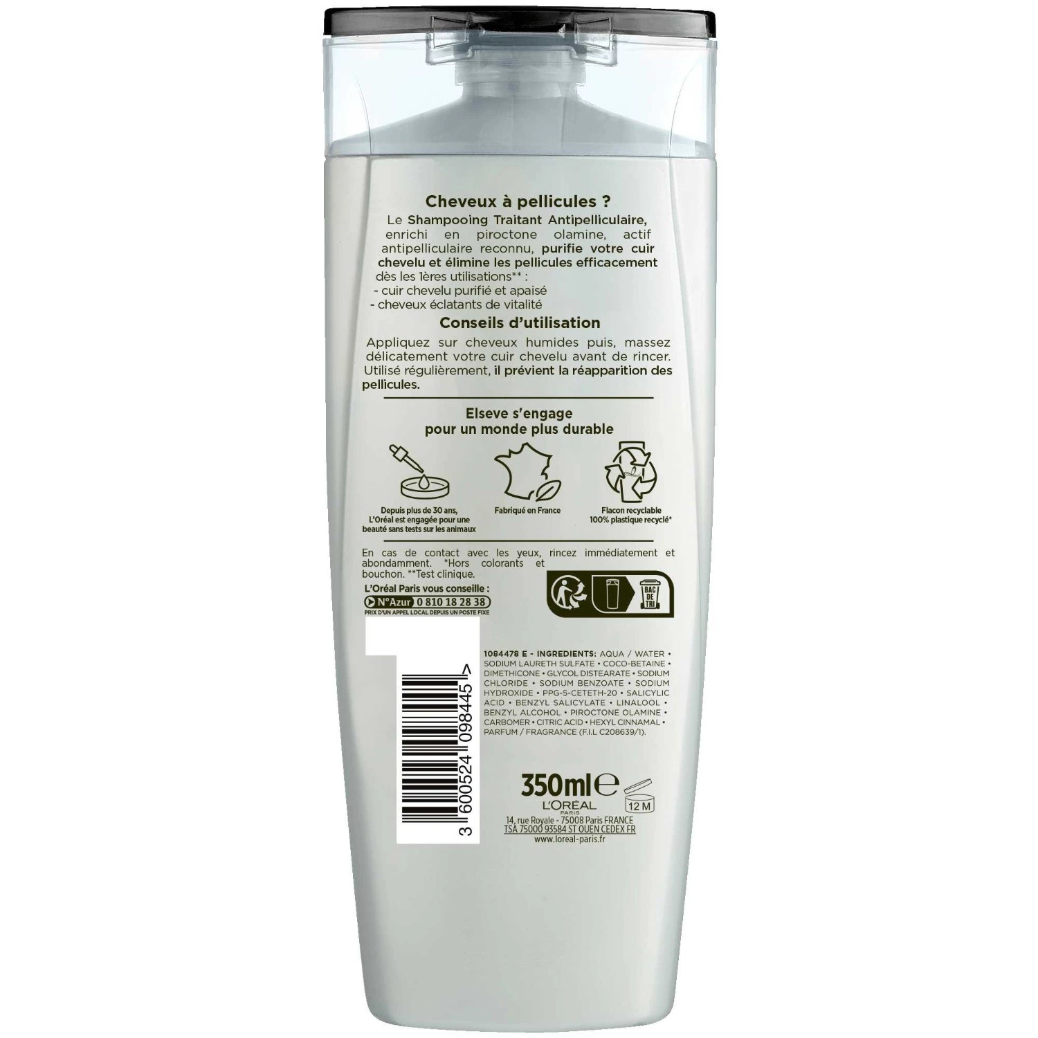 Szampon przeciwłupieżowy dla mężczyzn L'Oréal Paris