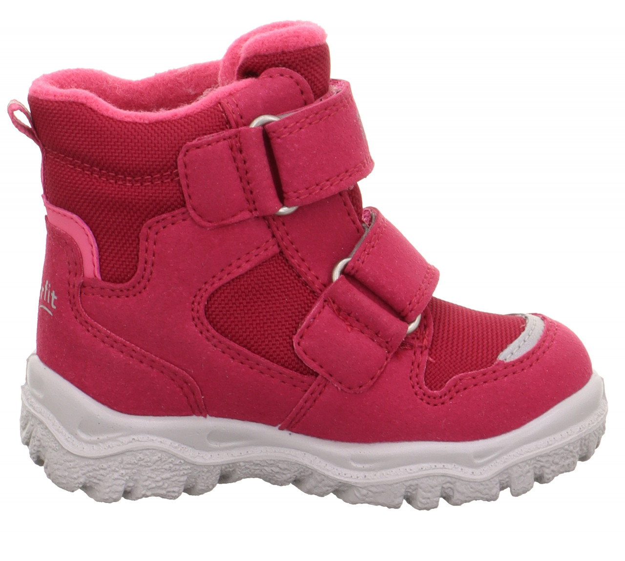 HUSKY1 - Pink Boots mit Klettverschluss
