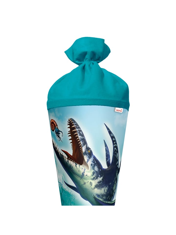 ROTH Schultüte groß Dino Mosasaurus 70 cm in Grün günstig kaufen onesize