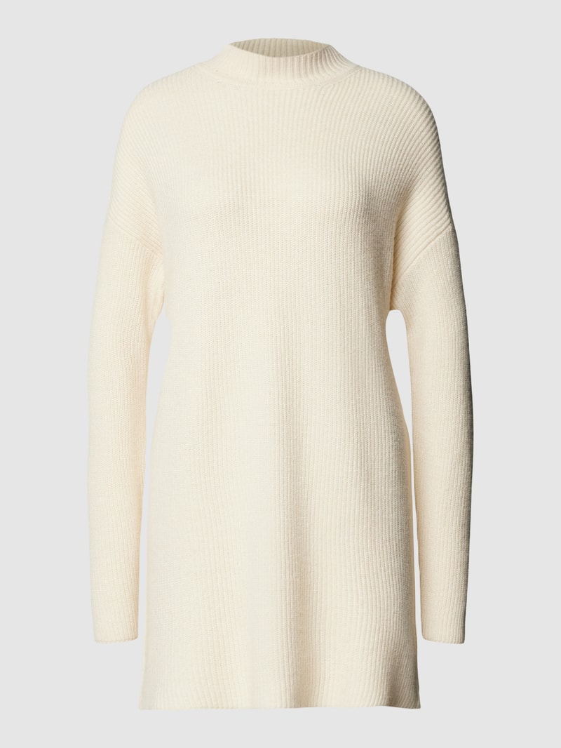Strickkleid mit Turtleneck Modell 'KATIA' in beige