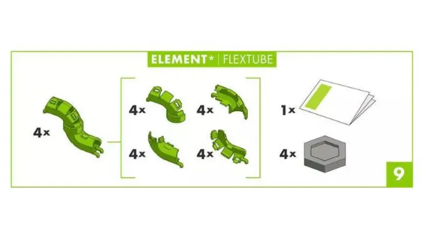 Ravensburger Beschäftigung - GraviTrax Element FlexTube - Kugelbahn-Erweiterung