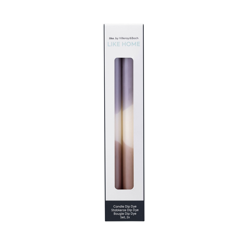 Stabkerze dip dye lavender. grape 2 Stk. Like Home