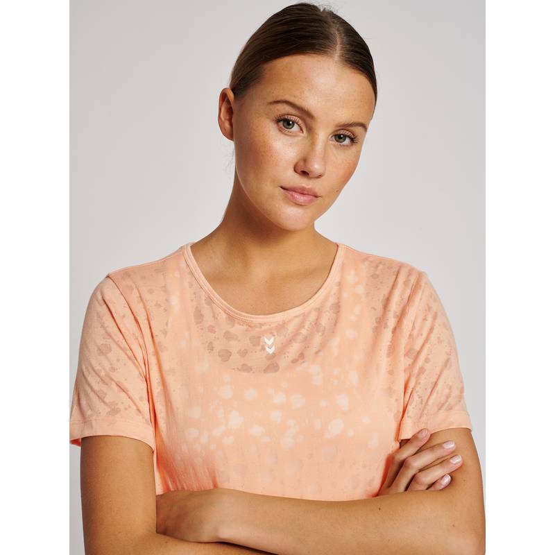 hummel hmlMT IRIS BURNOUT CROP T-SHIRT T-Shirt Damen