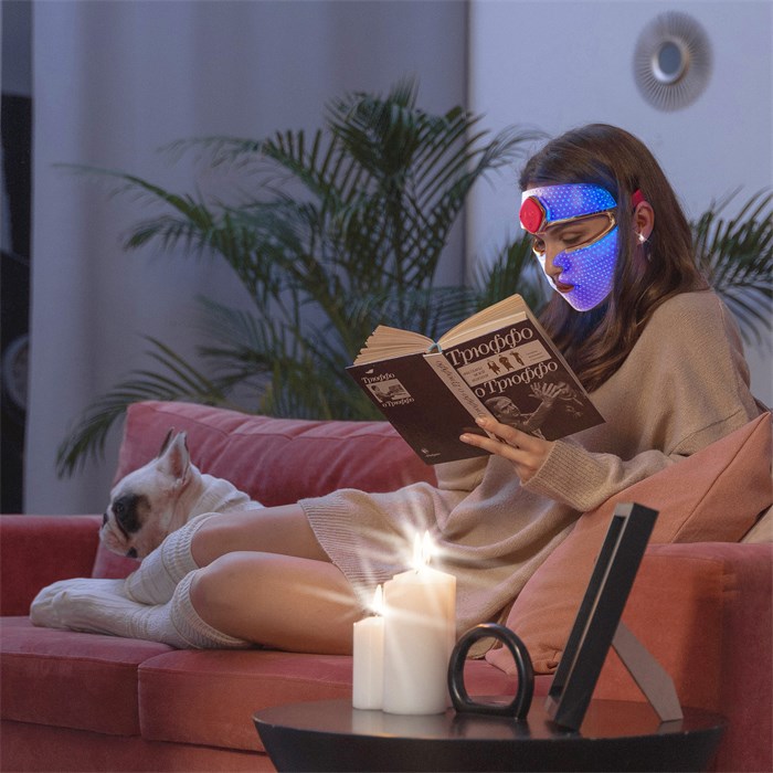 Silicone LED Face Mask Zur Lichttherapie Aus Silikon