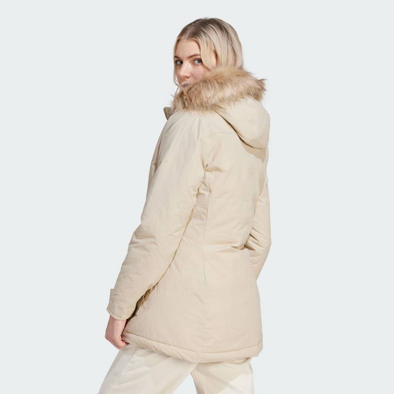 adidas Hooded Fur Parka Softshelljacke Damen